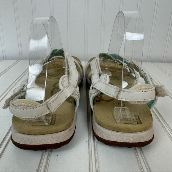 Merrell‎ Jacardia Sandal Women's 9 Ivory Q form Air Cushion Buckle Strappy READ - Picture 4 of 12